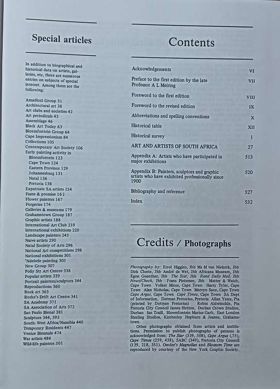 Art & Artists of South Africa - Esme Berman - Hardcover - 545 pages