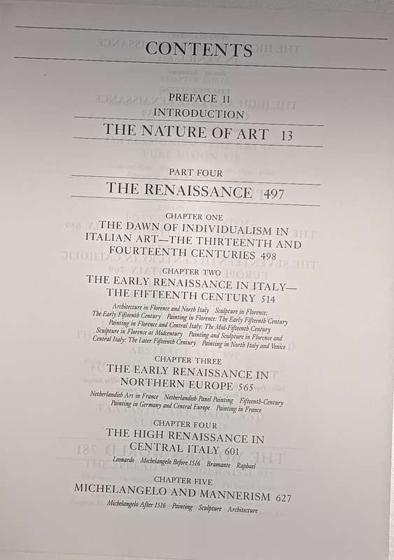 Art - History of Painting Sculpture Architecture - Frederick Hartt - Softcover - 1080 pages