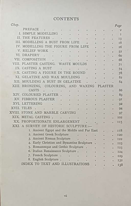 Modelling & Sculpture - F.J. Glass- Hardcover - 140 pages