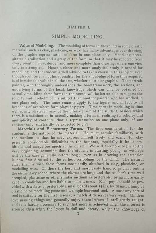 Modelling & Sculpture - F.J. Glass- Hardcover - 140 pages