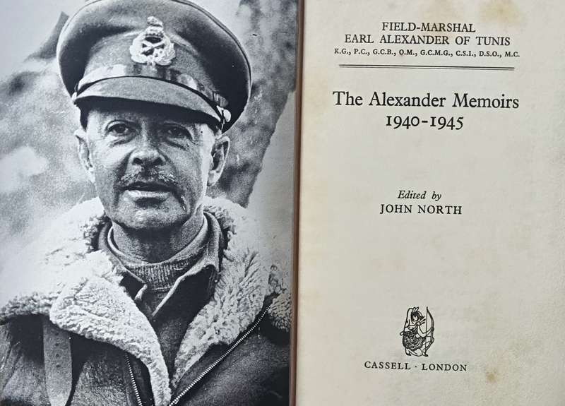 The Memoirs of Field-Marshal Earl Alexander of Tunis 1949-1945 - Hardcover - 210 pages