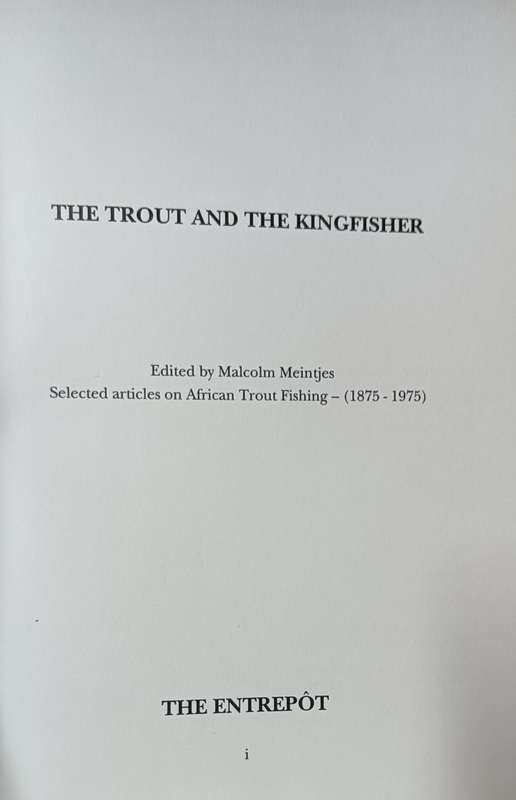 The Trout and the Kingfisher - Malcolm Meintjies - Hardcover - 155 pages
