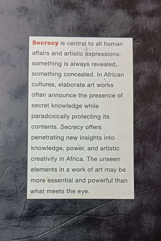 Secrecy African art that Conceals and Reveals - Mary H Nooter - Hardcover - 256 pages