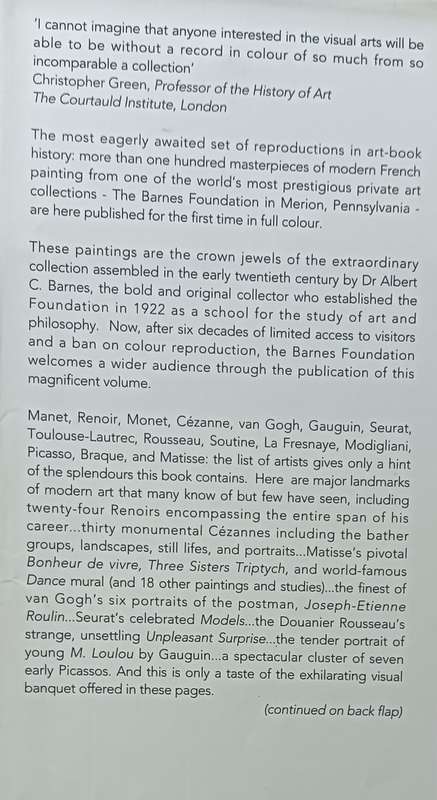Great French Paintings from the Barnes Foundation - Hardcover - 318 pages