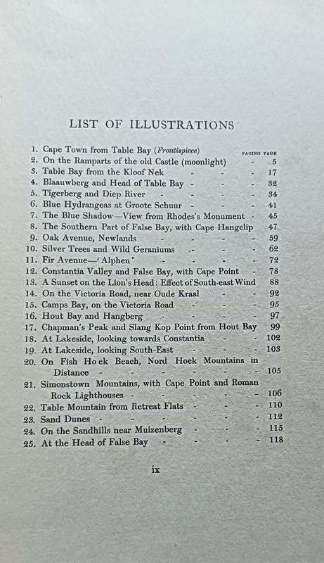 The Cape Peninsula described by Rene Juta - Hardcover - 118 pages