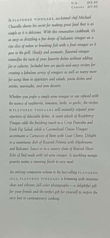Flavored Vinegars - 50 Recipes - Softcover - 96 pages