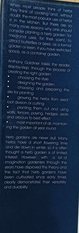 Creating a Herb Garden - Anthony Gardiner - Hardcover - 64 Pages