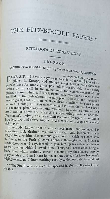 The Works of William Makepeace Thackeray Volume 1X  - Hardcover - 643 Pages (1882)