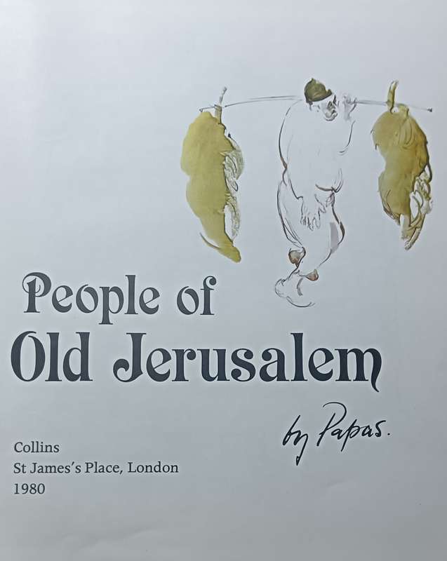 People of Old Jerusalem - Papas - Hardcover - No page numbers