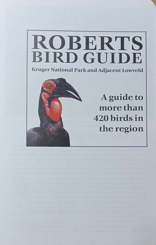 Roberts Bird Guide - Kruger Park and Lowveld - Hugh Chittenden & Ian Whyte - Softcover - 259 Pages
