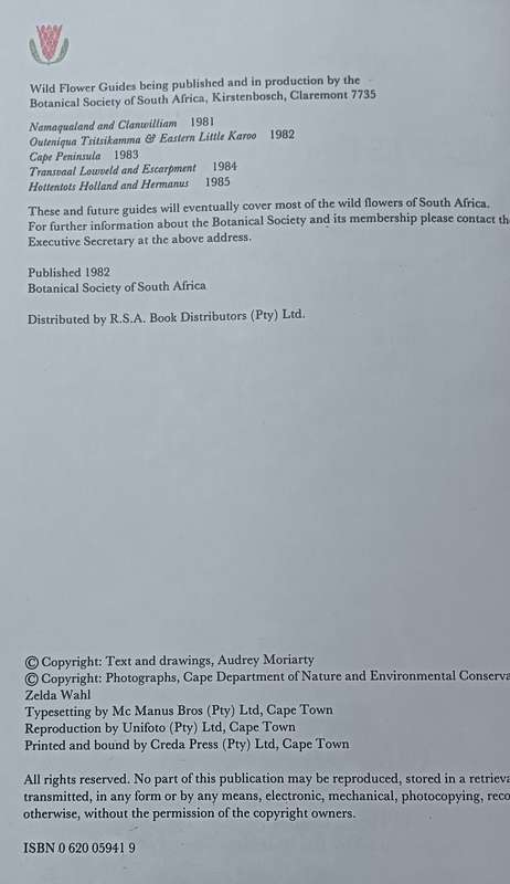 Outeniqua Tsitsikamma & Eastern Little Karoo - Audrey Moriarty - Softcover - 206 pages