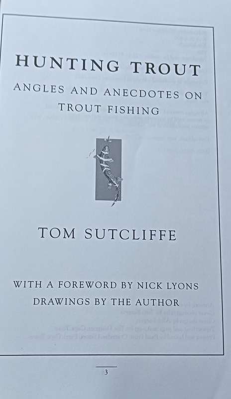 Hunting Trout - Tom Sutcliffe - Softcover - 447 pages