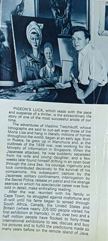 Pigeon's Luck - Tretchikoff and Anthony Hocking - Hardcover - 283 pages