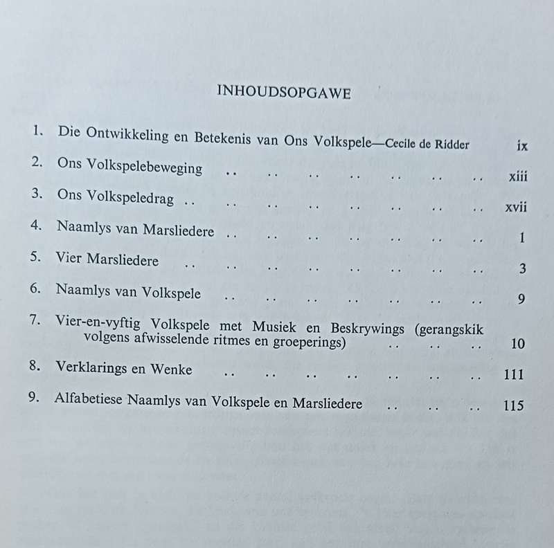 Ons Eie Volkspele - Hardcover - 113 pages