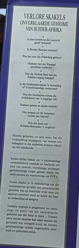 Verlore Skakels - Onverklaarde Geheime van Suider-Afrika - Rob Marsh - Hardcover - 128 pages