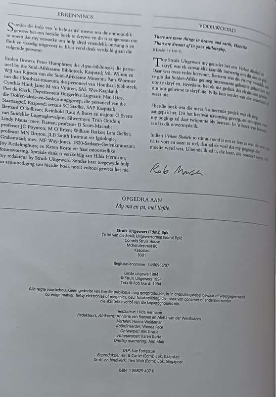 Verlore Skakels - Onverklaarde Geheime van Suider-Afrika - Rob Marsh - Hardcover - 128 pages