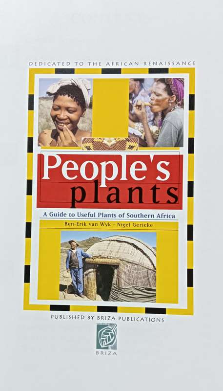 People's Plants - Ben-Erik van Wyk & Nigel Gericke - Hardcover - 351 pages