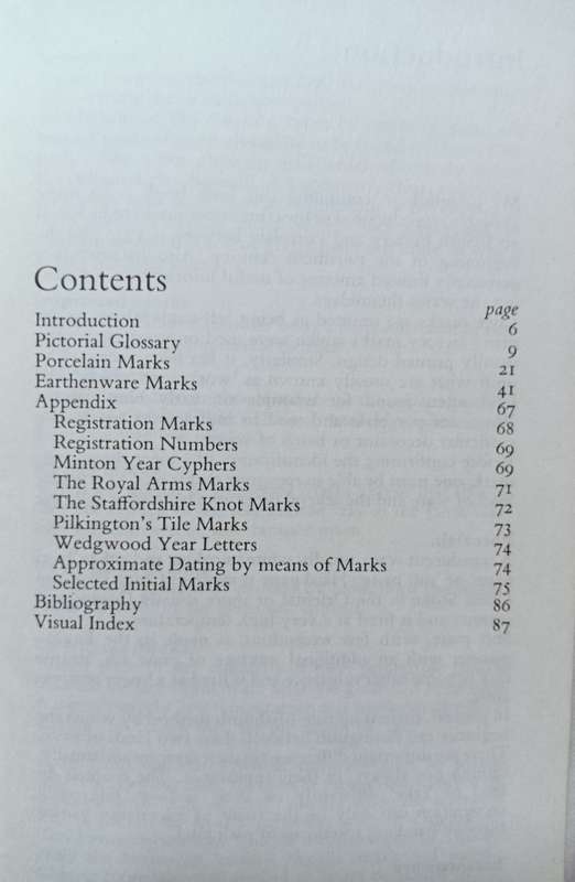 English Pottery and Porcelain Marks - S.W. Fisher F.R.S.A. - Softcover - 98 pages