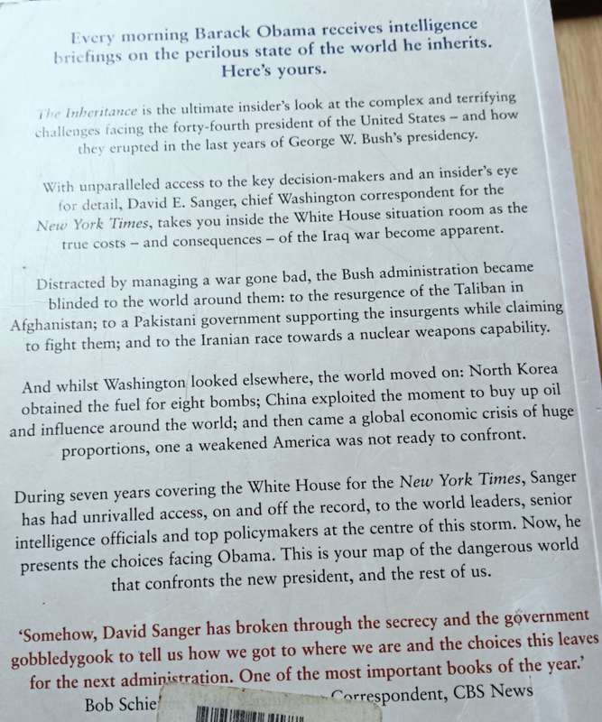 The Inheritance - David E. Sanger - Softcover - 498 pages