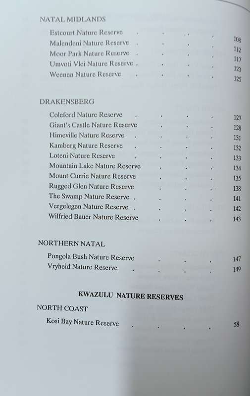 Wild Places of Natal - Nature Reserves, Resorts, Resorts & Parks - Softcover - 151 pages