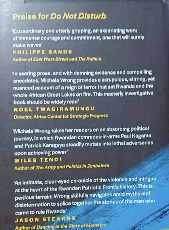 Do Not Disturb: The Story of a Political Murder and an African Regime Gone Bad - Hardc -488 pages