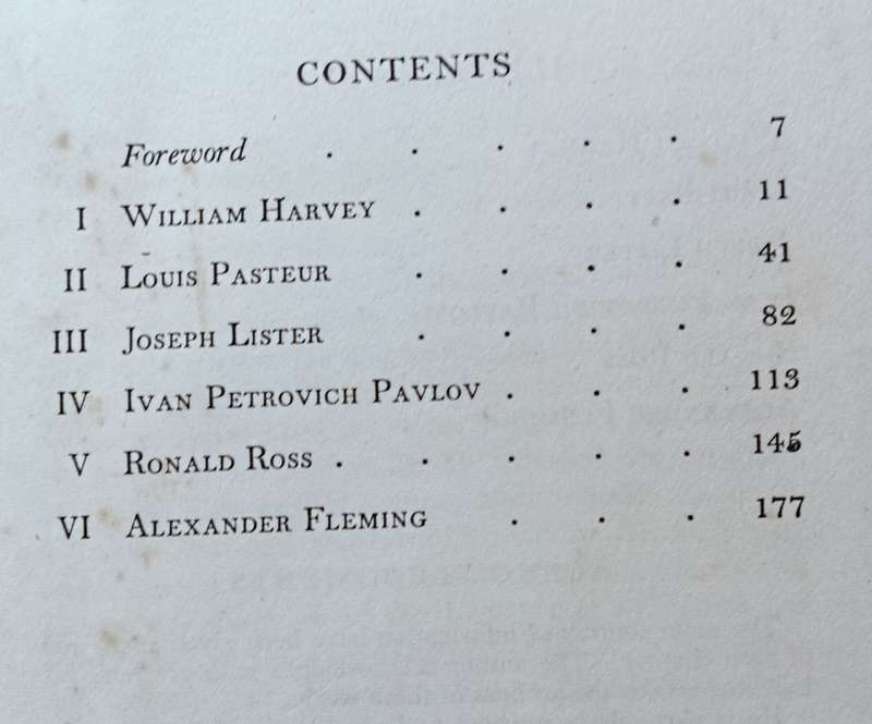 6 Great Doctors - J.G. Crowther - Hardcover - 207 pages