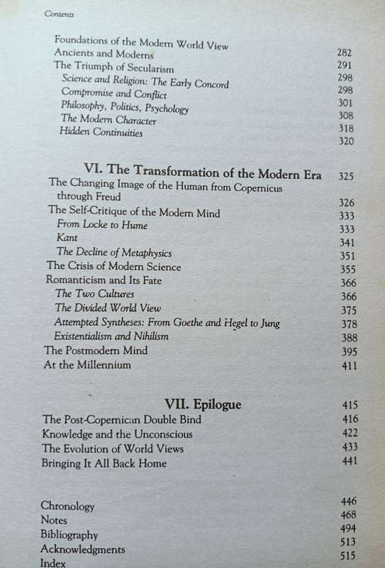 The Passion of the Western Mind - Richard Tarnas - Softcover - 544 pages