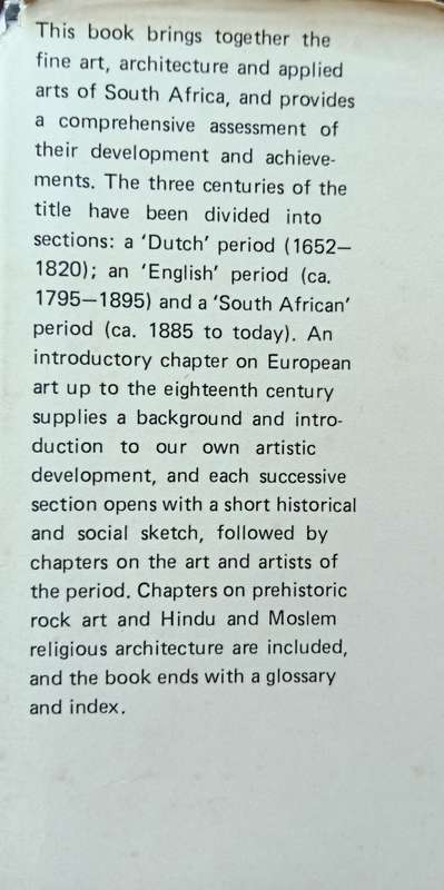 THREE CENTURIES OF SOUTH AFRICAN ART Fine Art Architecture Applied Art - Softcover - 400 pages
