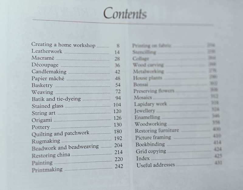 Reader's Digest Crafts and Hobbies - Hardcover - 431 pages - South African Edition