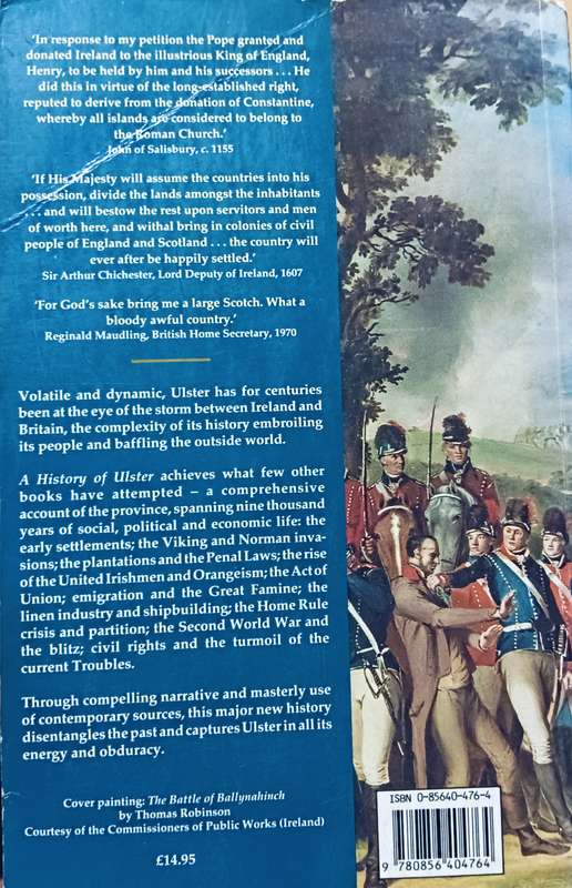 A History of Ulster - Jonathan Bardon - Softcover - 913 pages