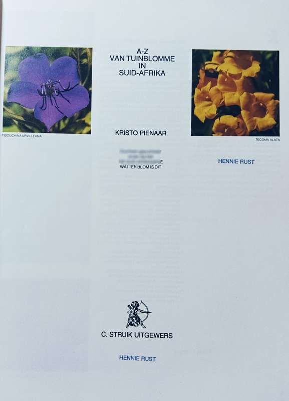 Die A-Z van Tuinblomme in Suid-Afrika - Kristo Pienaar - Softcover - 368 Pages