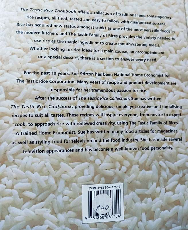 Rice - The Tastic Rice Cookbook - Don Nelson - Hardcover - 128 Pages