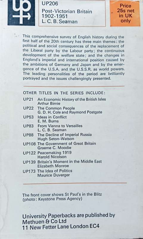 Post-Victorian Britain 1902-1951 - L.C.B. Seaman - Softcover - 531 Pages