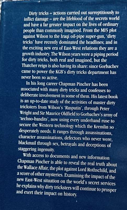 The Truth About Dirty Tricks - Chapman Pincher - Hardcover - 343 Pages
