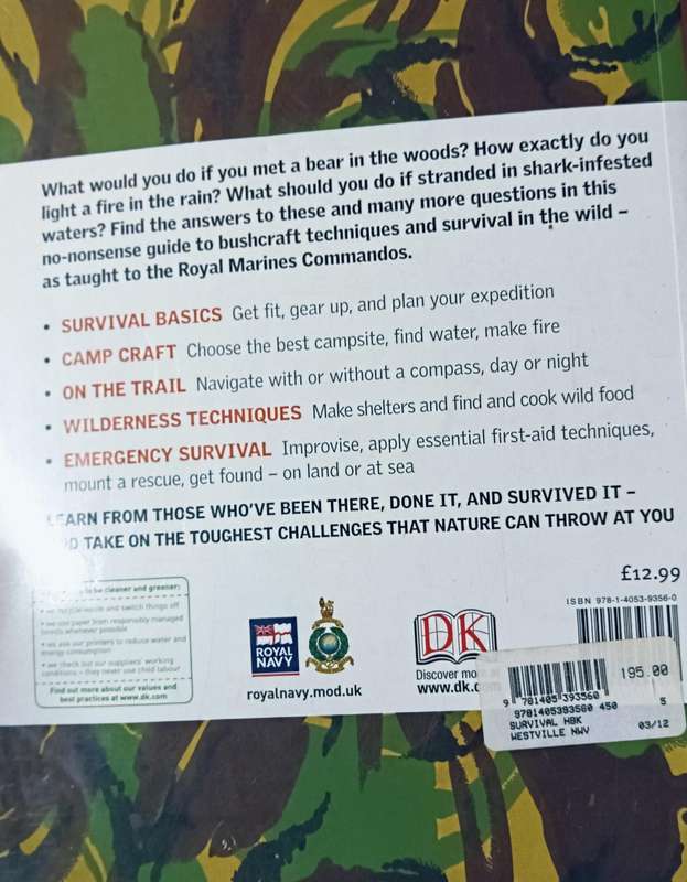 Survival Handbook in association with the Royal Marines - Softcover - 319 pages
