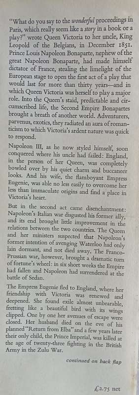 Queen Victoria and the Bonapartes - Theo Aronson - Hardcover - 260 pages