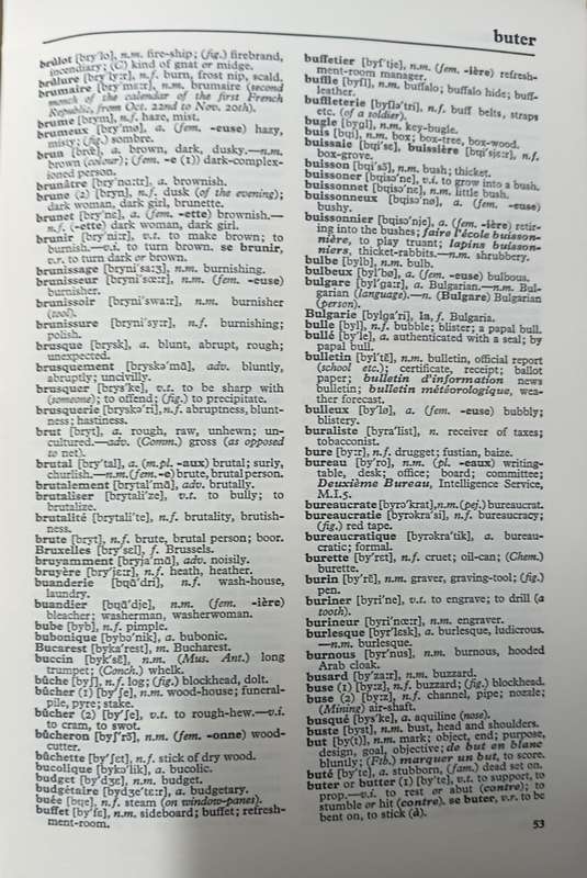 Cassell's Compact French English, English French Dictionary - Hardcover - 658 pages
