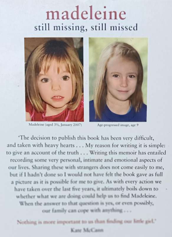 Madeleine - Kate McCann - Softcover - 494 pages