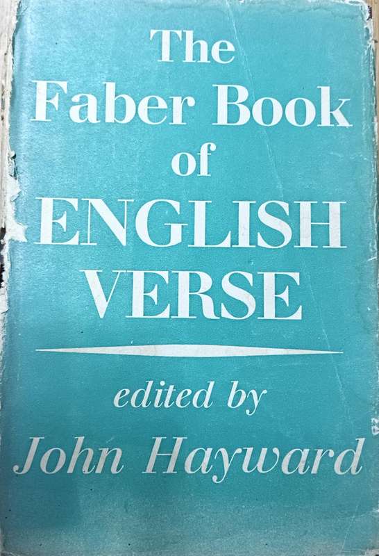 The Faber Book of English Verse - John Hayward - Hardcover - 484 pages