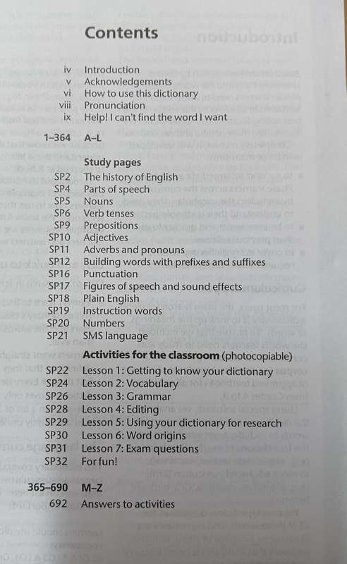 Oxford South African School Dictionary - Softcover - 694 pages