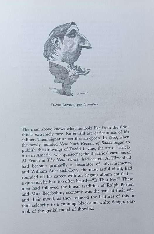 Pens and Needles - David Levine - Hardcover - 150 pages - Ex Library Book