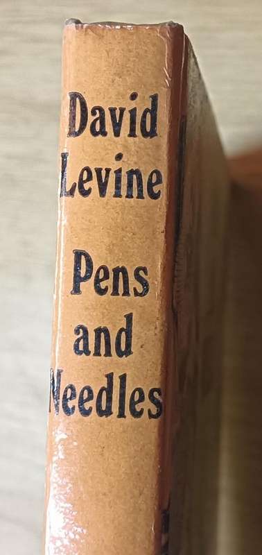 Pens and Needles - David Levine - Hardcover - 150 pages - Ex Library Book