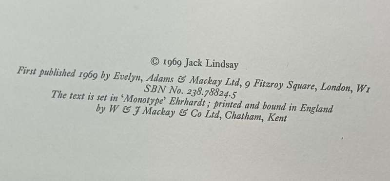 Cezanne his Life and Art - Jack Lindsay - Hardcover - 360 pages