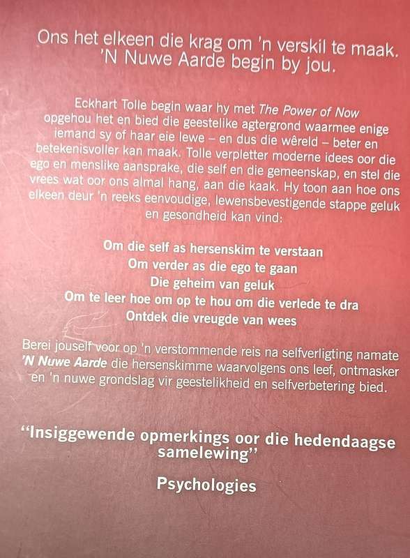 n Nuwe Aarde - Eckhart Tolle - Softcover - 350 pages