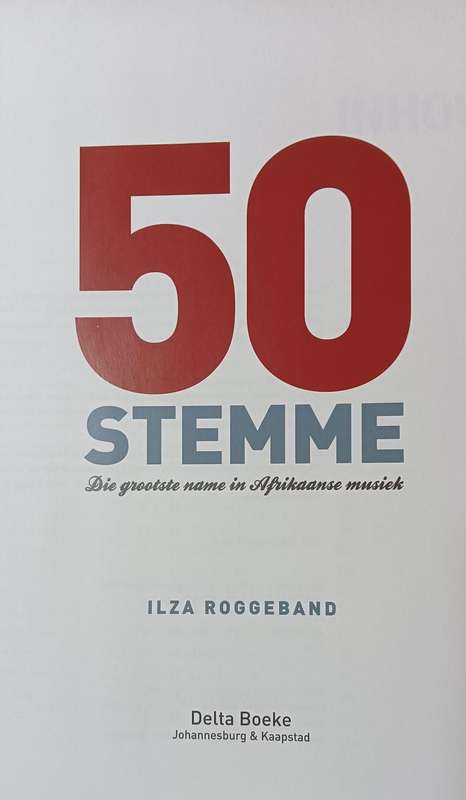 50 Stemme - Ilza Roggeband- Hardcover - 256 Pages