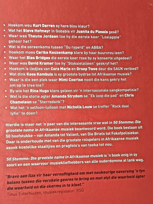50 Stemme - Ilza Roggeband- Hardcover - 256 Pages