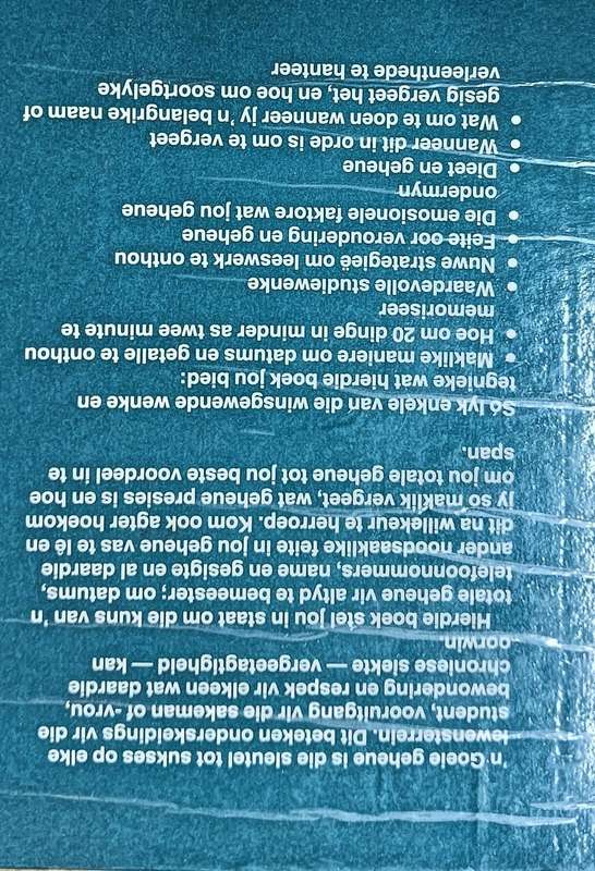 Totale Geheue - Hoe om Alles te Onthou - Dr Joan Minninger - Hardcover - 255 pages