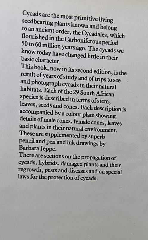 Cycads of South Africa - Cynthia Giddy - Hardcover - 111 Pages