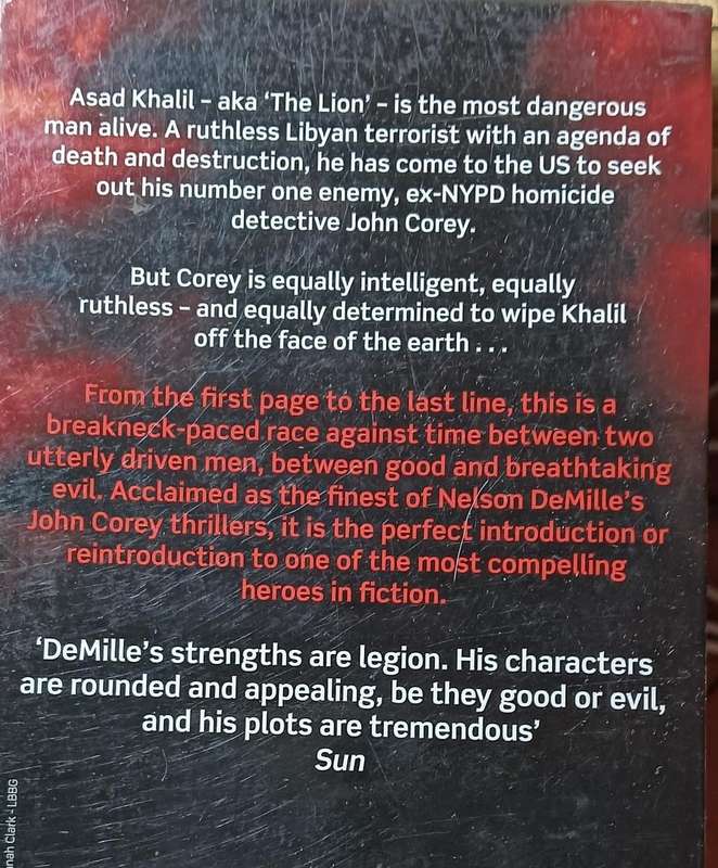 The Lion - A John Corey Thriller - Nielson Demille - Softcover - 481 pages
