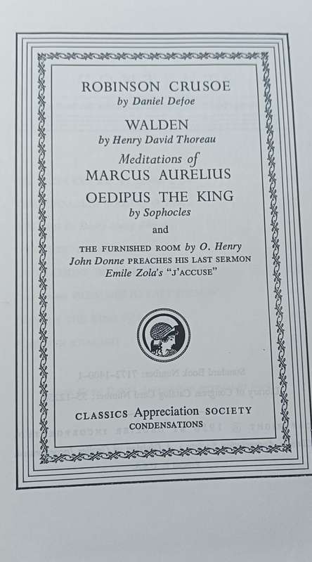 Grolier Classics -See description for contents - Hardcover - 528 pages